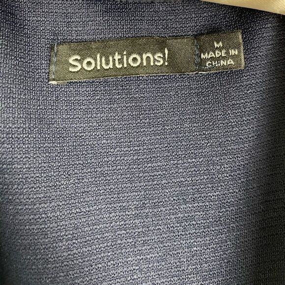 Solutions! Navy Blue Jump Suit Size M - Picture 6 of 7